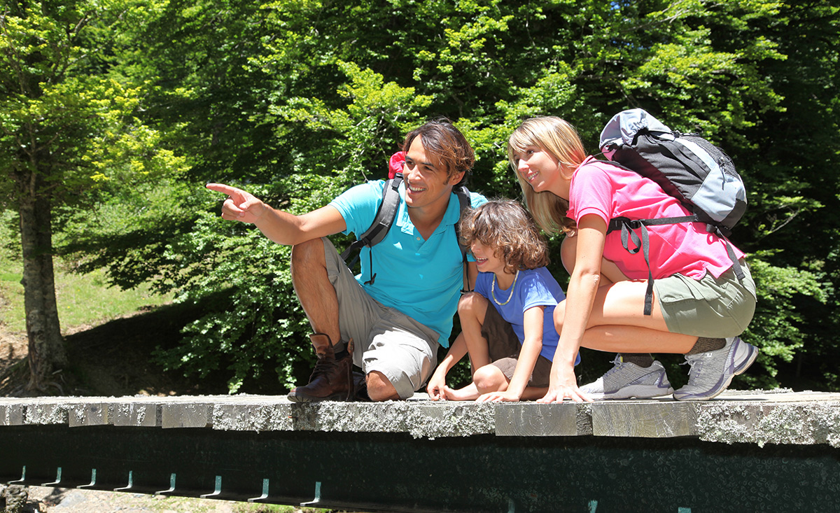 Familienurlaub in den Bergen